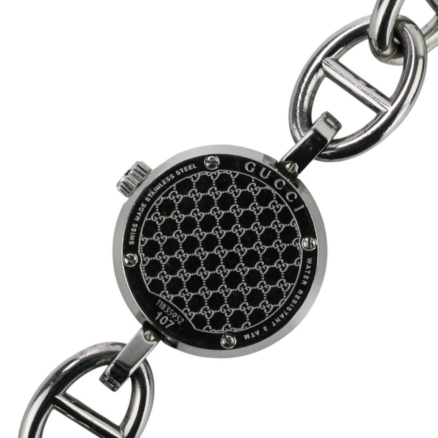 ジャンク品　GUCCI 時計　ブレスレット GUCCI（グッチ） 美品 ブレスレットウォッチ 腕時計 107 文字盤