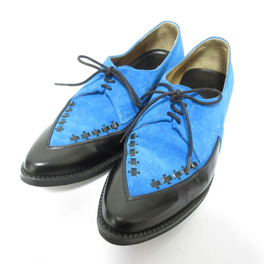 ADIEU（アデュー） 良品 ADIEV ADIEU アーモンドトゥ スエードコンビ 