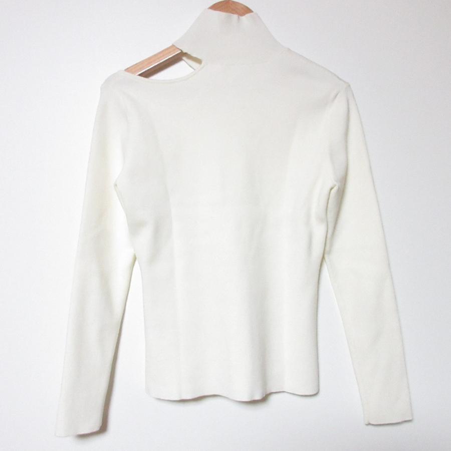 美品 Cygne シーニュ elle ワンショルダーオープンニット CY2422