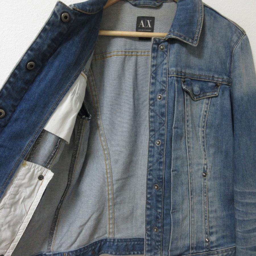 ARMANI EXCHANGE アルマーニエクスチェンジ スタッズ デニムジャケット
