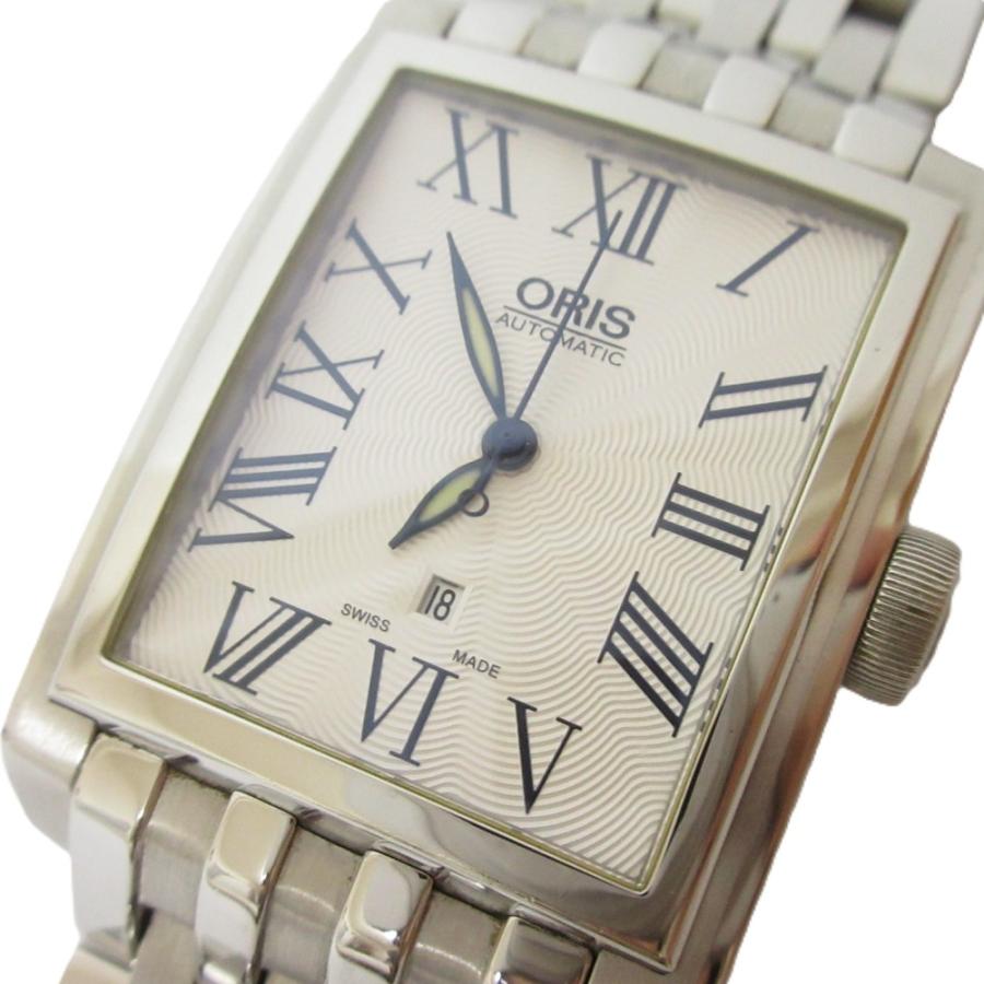 ORIS（オリス） 美品 Rectangular レクタンギュラー デイト SS 自動 