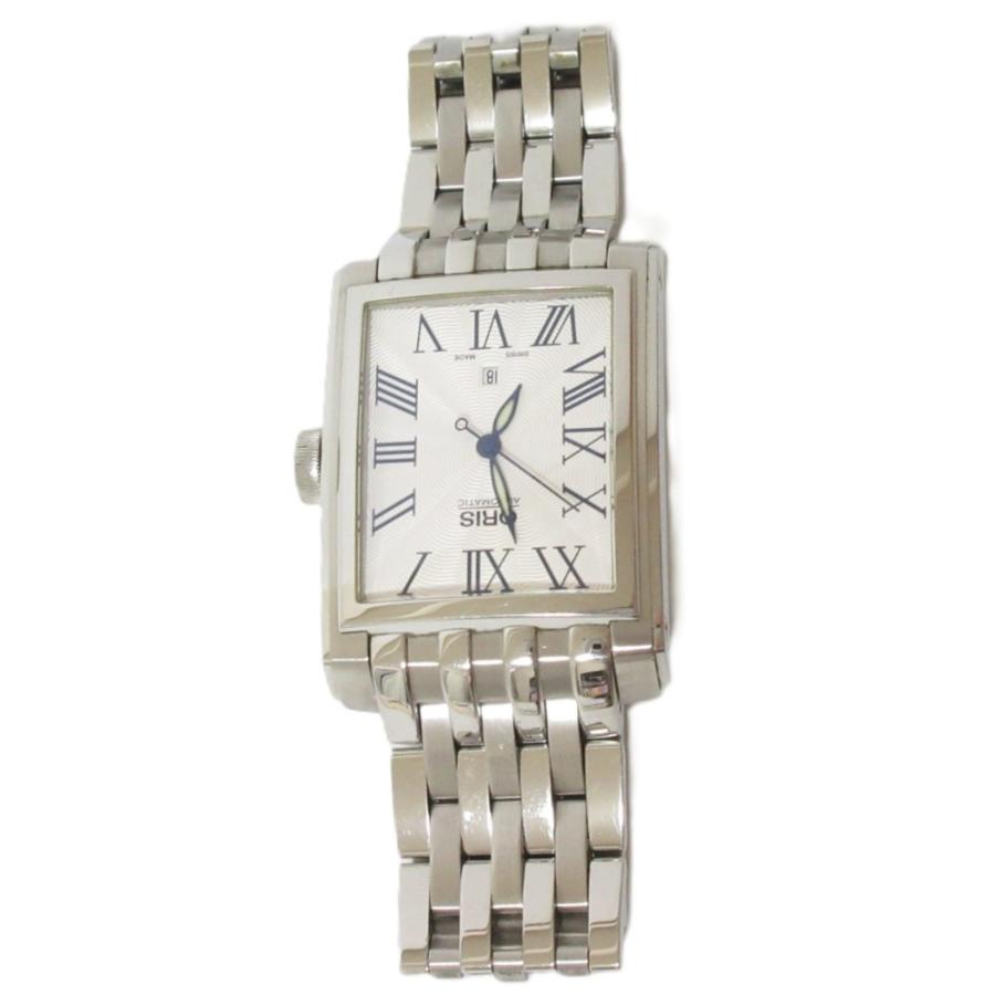 ORIS（オリス） 美品 Rectangular レクタンギュラー デイト SS 自動 