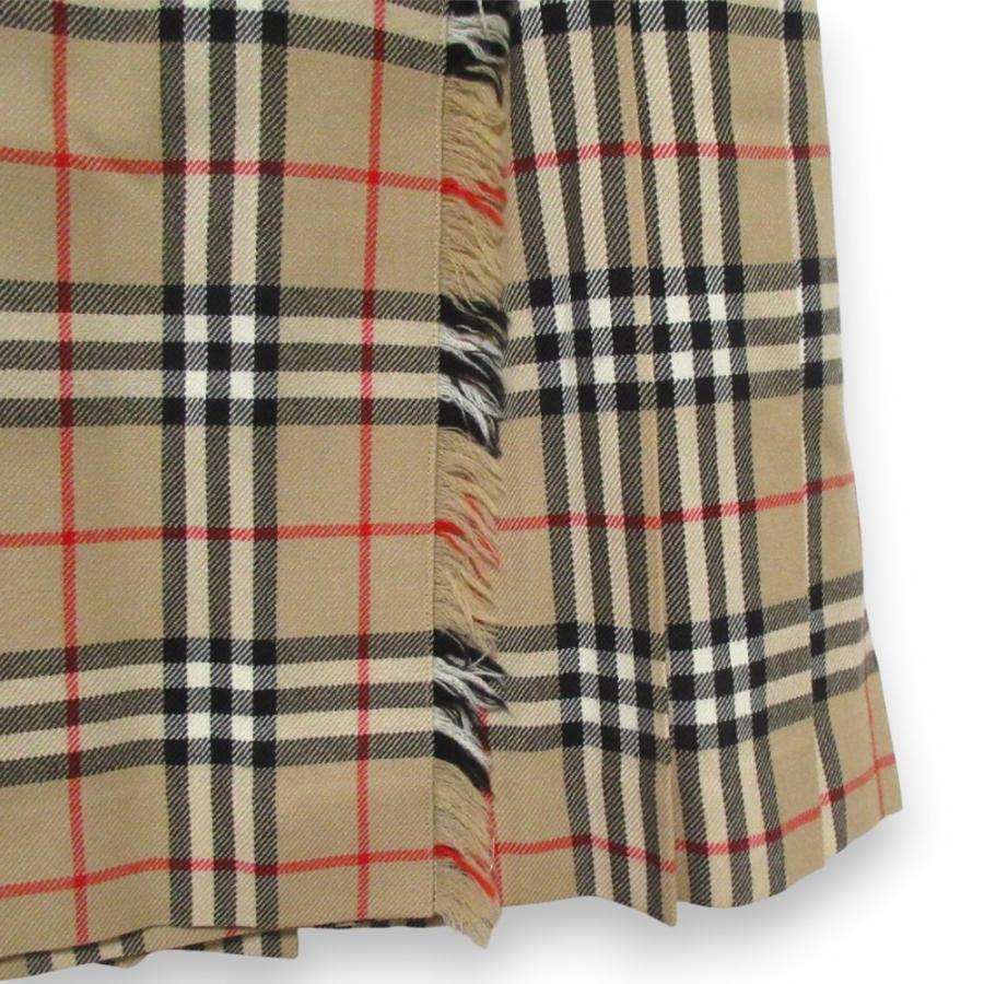 BURBERRY BLUE LABEL 美品 バーバリーブルーレーベル ウール100