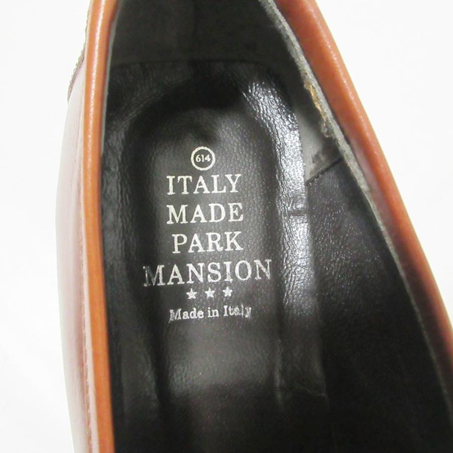 ITALY MADE PARK MANSION 美品 イタリアメイドパークマンション レザー 