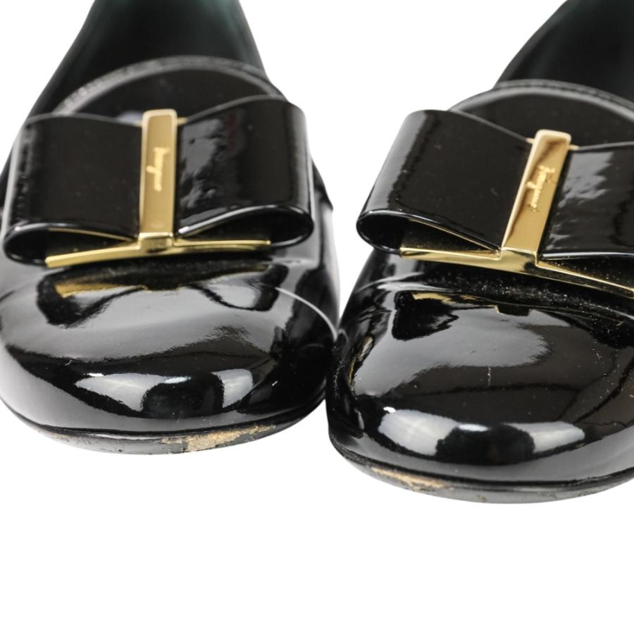 美品 Salvatore Ferragamo サルヴァトーレフェラガモ SARNO 1.5cm 