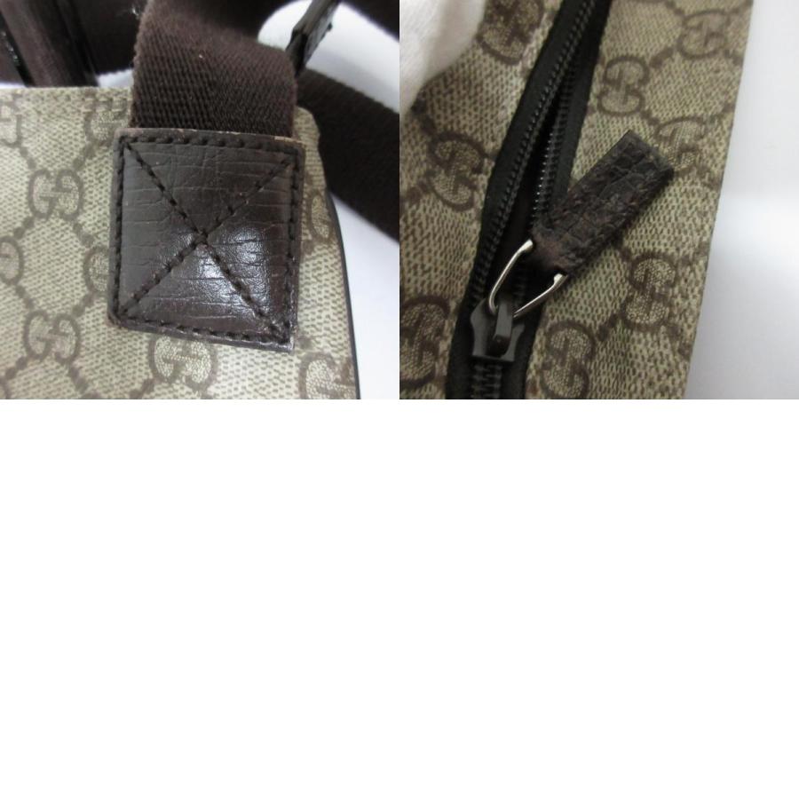 GUCCI（グッチ） 良品 GGスプリーム マチなし ショルダーバッグ 141626 