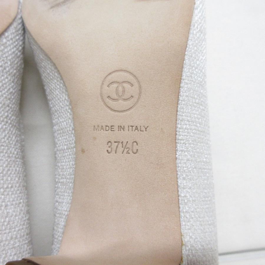 CHANEL 新品同様 シャネル ココマーク グログラン ポインテッド