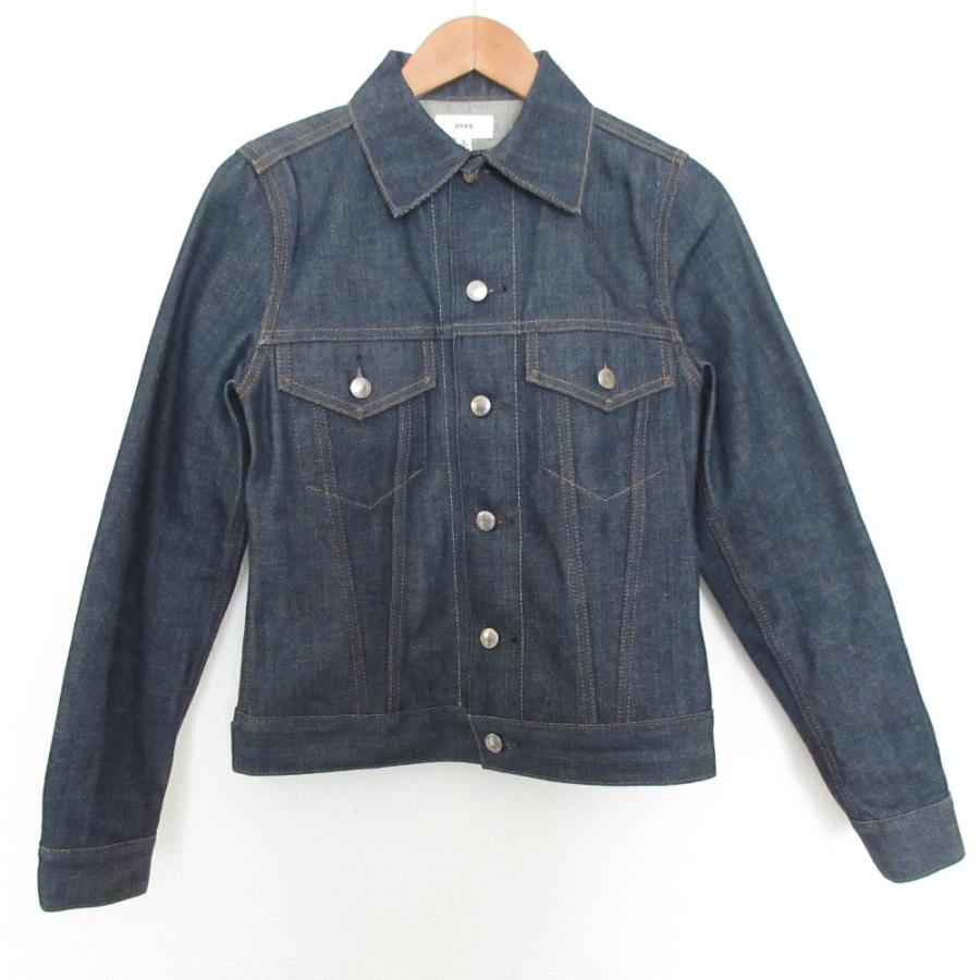 HYKE（ハイク） 美品 リジット デニムジャケット Gジャン トラッカー