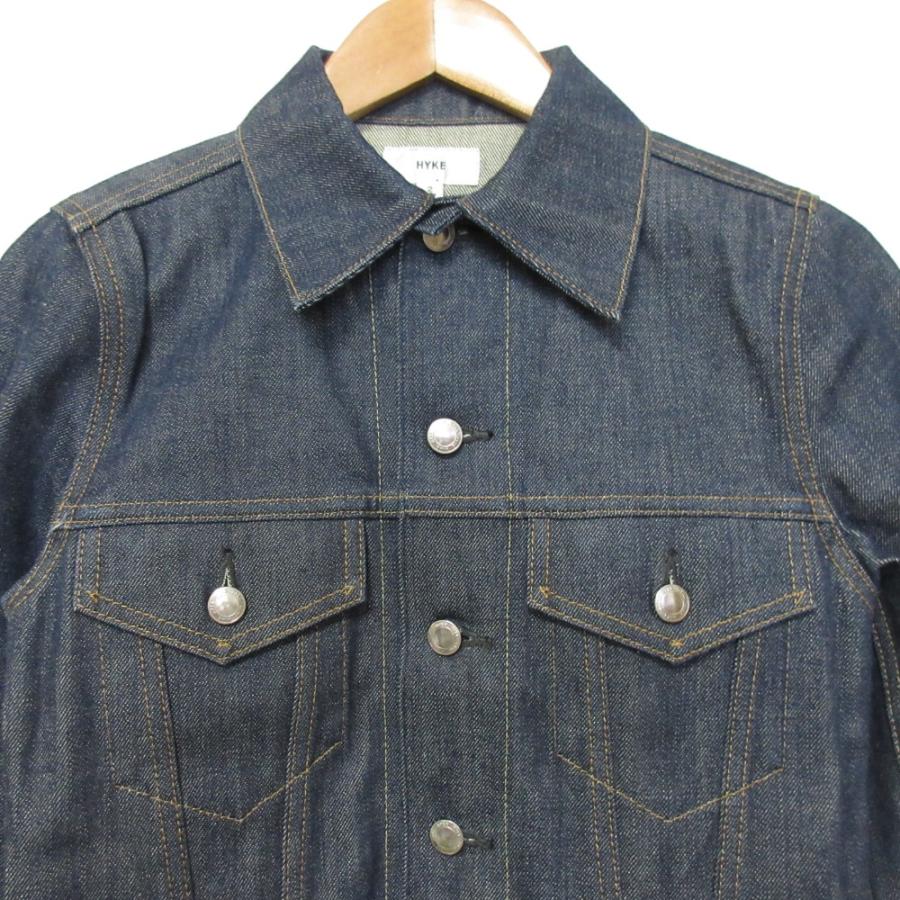 HYKE（ハイク） 美品 リジット デニムジャケット Gジャン トラッカー