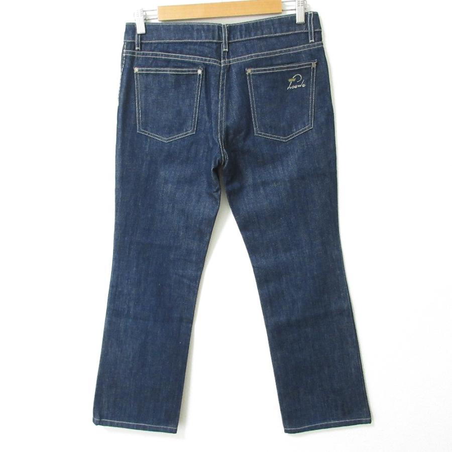 LOEWE 刺繍入りデニムパンツ