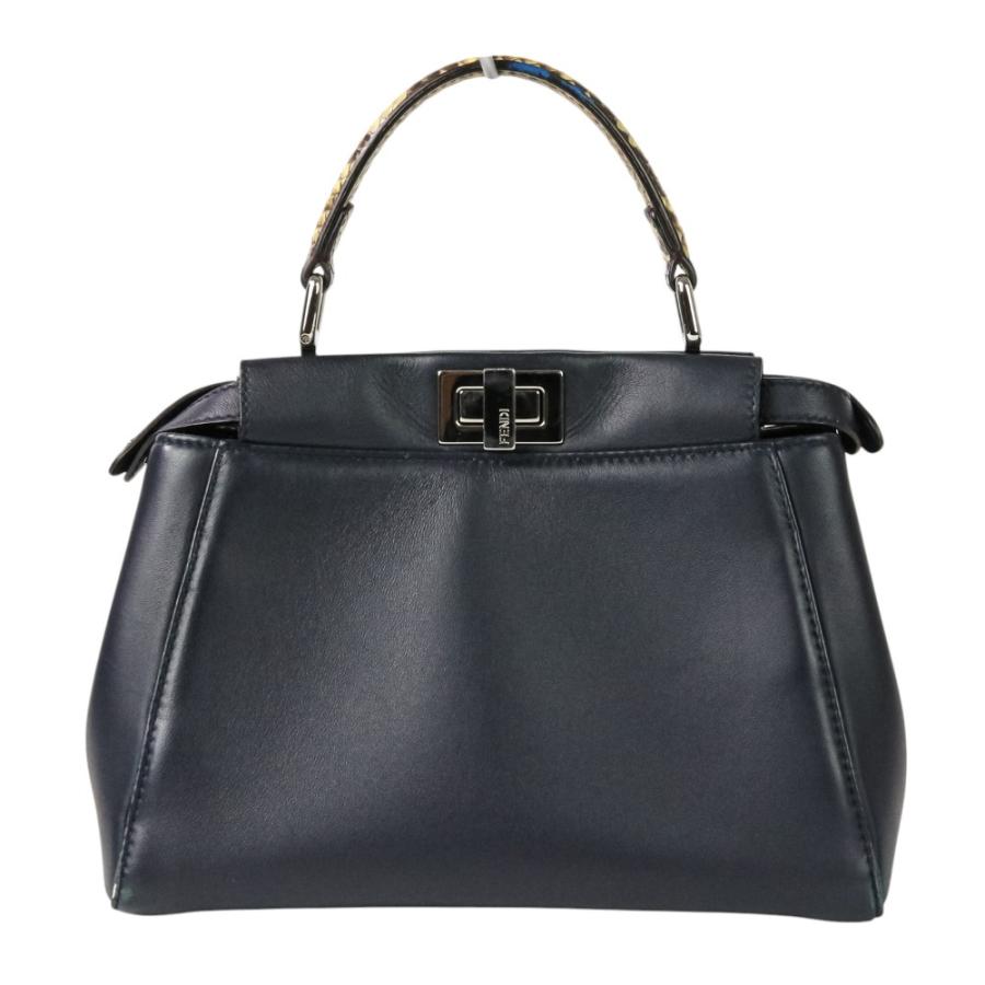 FENDI（フェンディ） 美品 モンスター ピーカブー レザー パイソン
