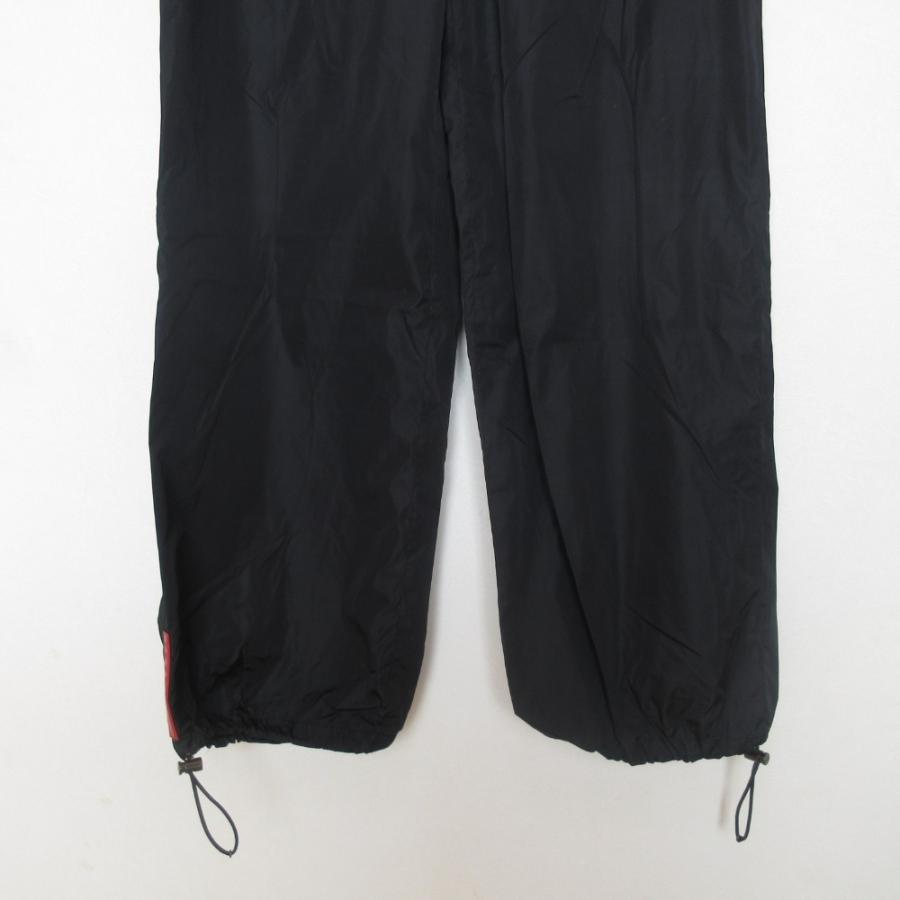 良品 PRADA SPORT プラダスポーツ 裾ドローコード ナイロンパンツ 40