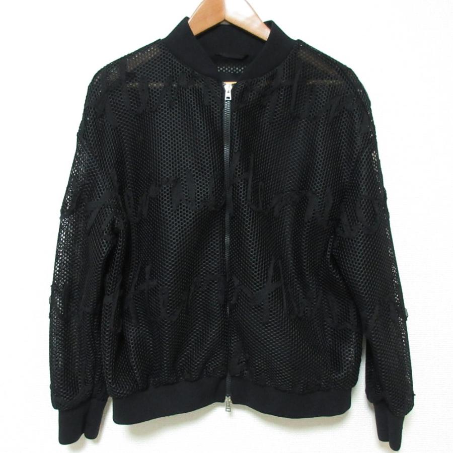 HERNO（ヘルノ） 美品 23SS HERNO ロゴメッシュ ジップアップブルゾン