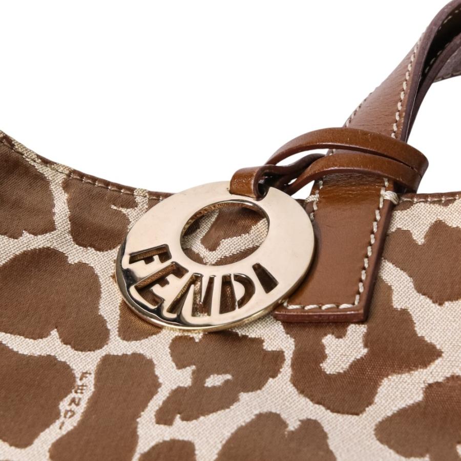 フェンディレオパード柄バッグ 中古】 中美品 フェンディ FENDI
