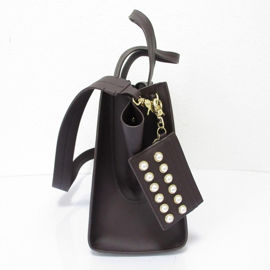 zac posen 未使用 現行品 2wayショルダーバッグ ハンドバッグ 良品 ZAC POSEN ザックポーゼン レザー 2WAY トートバッグ ショルダー