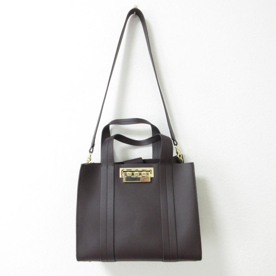 zac posen 未使用 現行品 2wayショルダーバッグ ハンドバッグ 良品 ZAC POSEN ザックポーゼン レザー 2WAY トートバッグ ショルダー