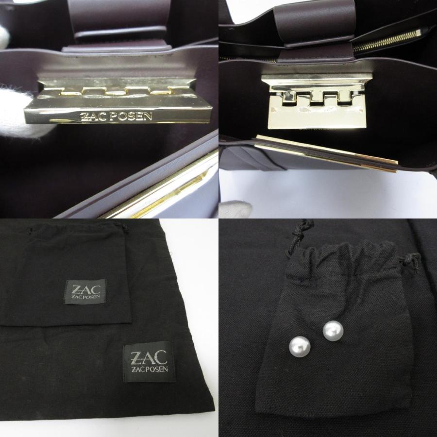 zac posen 未使用 現行品 2wayショルダーバッグ ハンドバッグ 良品 ZAC POSEN ザックポーゼン レザー 2WAY トートバッグ ショルダー