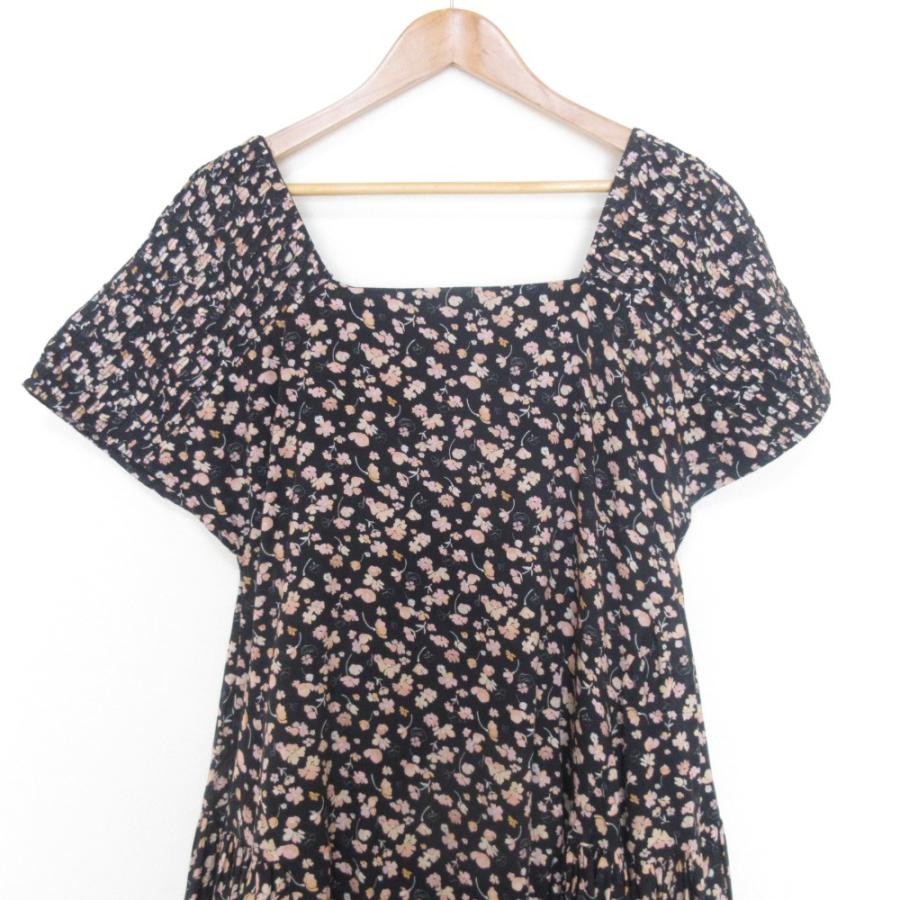 極美品✨Merlette マーレット MILLER ワンピース フローラル 花柄 merlette（マーレット） 良品 22AW Merlette 花柄 マキシ丈 スクエア