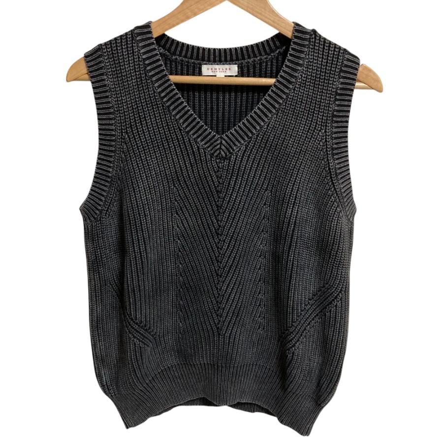 デミリー　BOLT カシミヤ Vネックニットベスト DEMYLEE(デミリー)｜BOLT カシミヤ Vネックニットベスト/グレー の通販