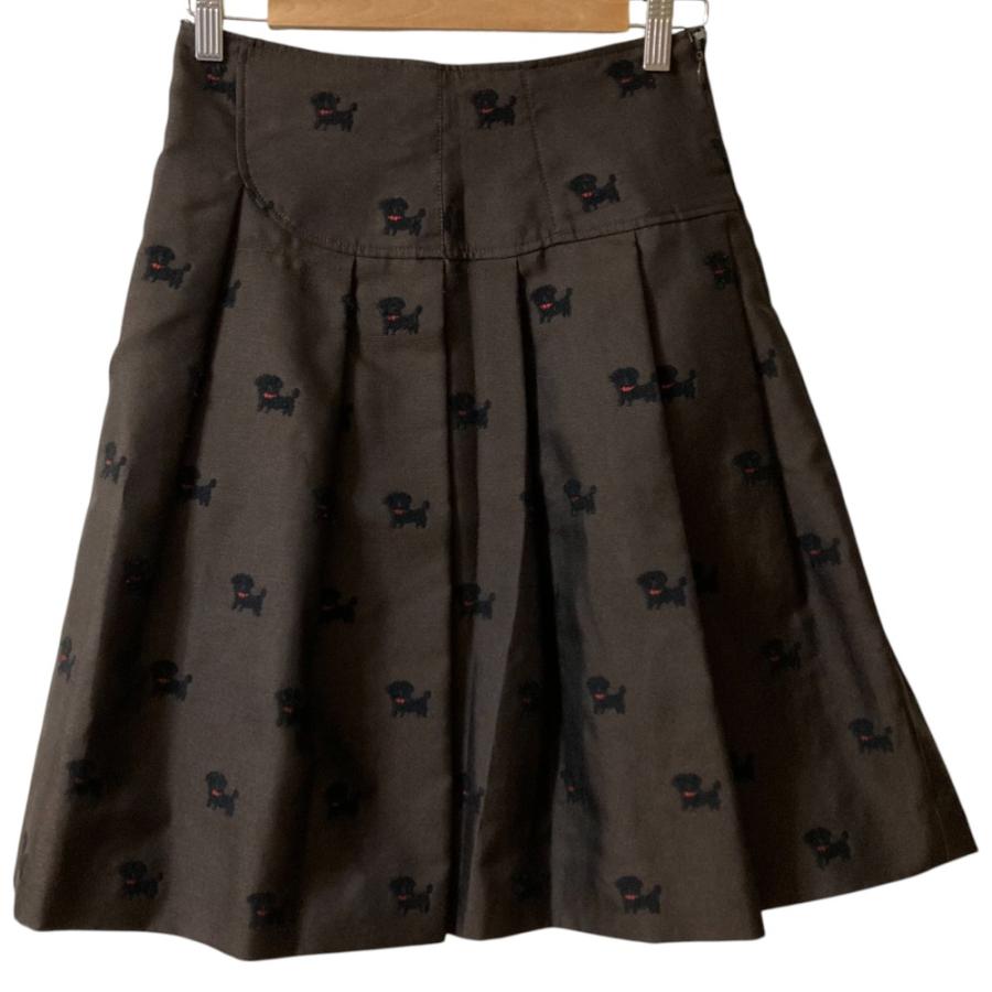 新品M'S GRACY エムズグレイシー 犬ドッグ柄ブラウス 38