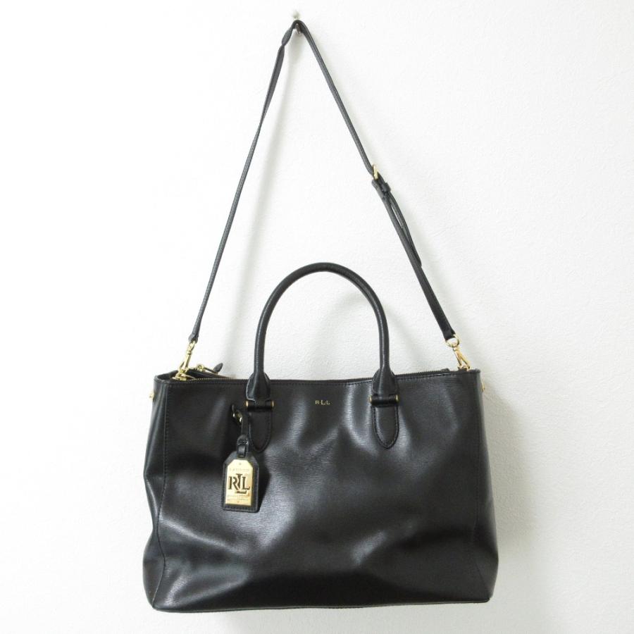 美品　RLL Lauren Ralph Lauren ハンドバッグ　2way LAUREN RALPH □新品同様□ ローレンラルフローレン レザー 2WAY