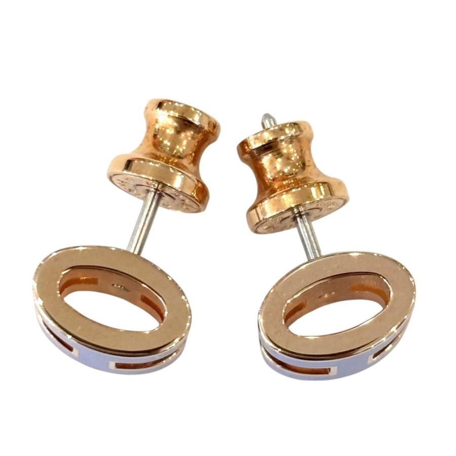 HERMES 美品 エルメス ミニポップ H スタッズピアス リラ