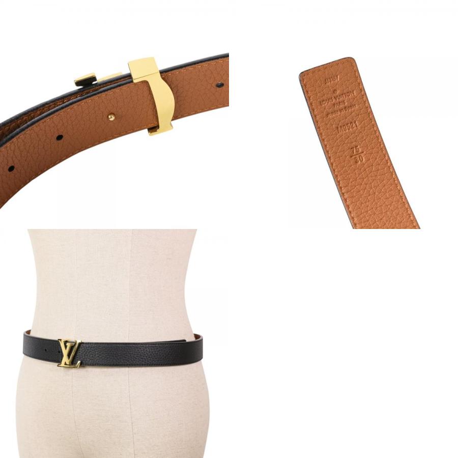 正規品 LV ルイヴィトン ベルト リバーシブル レディース M9521 本革 LOUIS VUITTON ルイヴィトン M9521 サンチュール・イニシャル