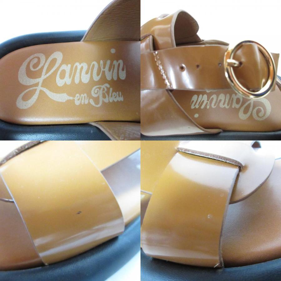 LANVIN en Bleu 良品 bleu ランバンオンブルー パテントレザー