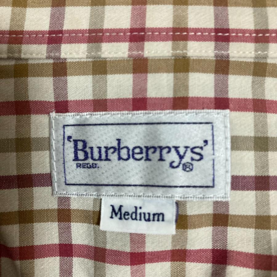 バーバリー　ヴィンテージチェックスリーブシャツ BURBERRY（バーバリー） 美品 BURBERRYS ヴィンテージ チェック柄