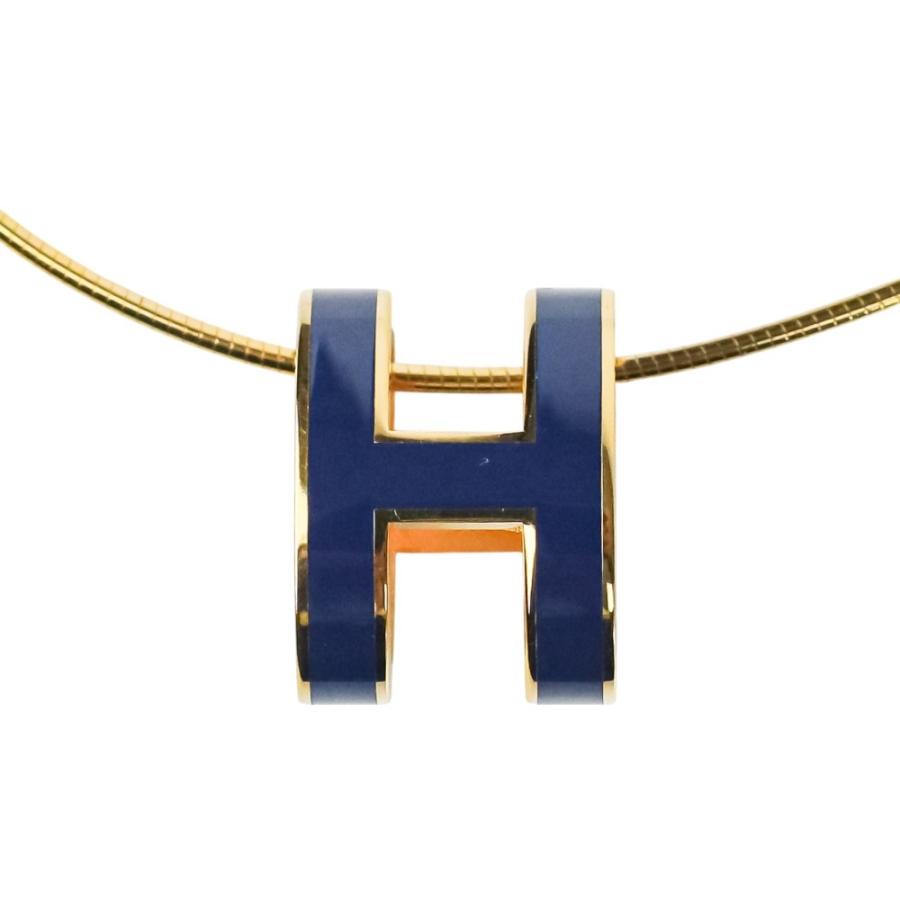HERMES（エルメス） 良品 ポップアッシュ H ネックレス ブルーフォンセ