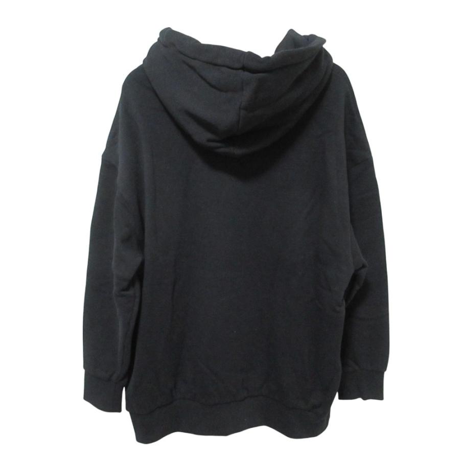 Stella McCartney - 美品 STELLA McCARTNEY ステラマッカートニー エレファントプリント 裏起毛 プルオーバー スウェットパーカー サイズ34 ブラック レディース 古着 中古 USED Stella McCartney（ステラ・マッカートニー） 美品 エレファント