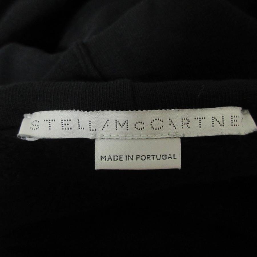 Stella McCartney - 美品 STELLA McCARTNEY ステラマッカートニー エレファントプリント 裏起毛 プルオーバー スウェットパーカー サイズ34 ブラック レディース 古着 中古 USED Stella McCartney（ステラ・マッカートニー） 美品 エレファント