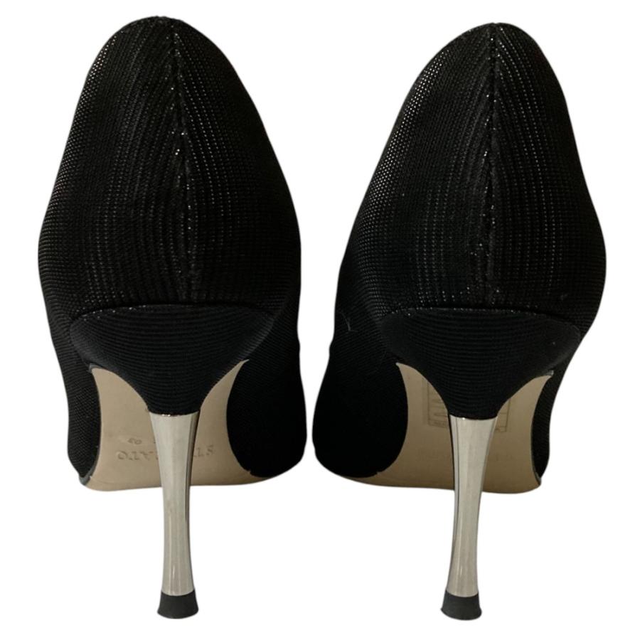 美品 STACCATO スタッカート ポインテッドトゥ Vカット ハイヒール