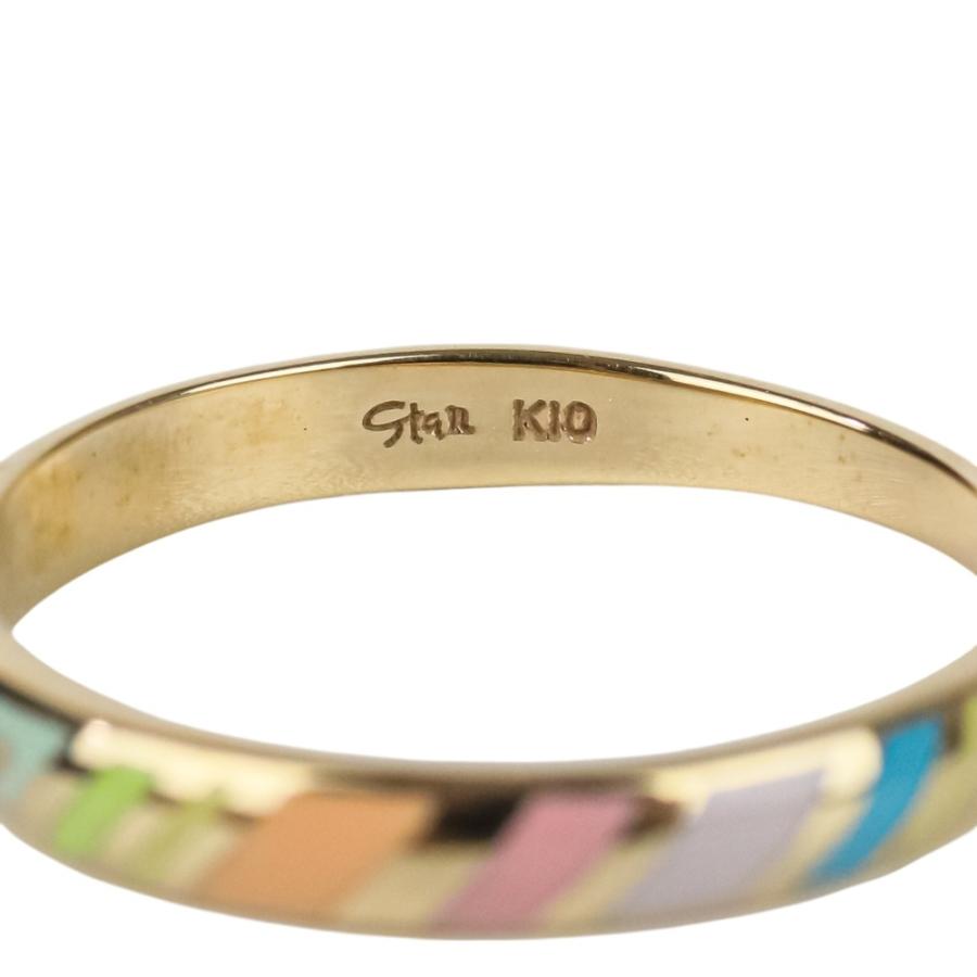 STAR JEWELRY（スタージュエリー） 美品 ブルートパーズ K10 エナメル