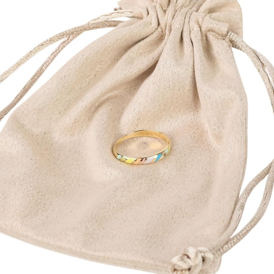 STAR JEWELRY（スタージュエリー） 美品 ブルートパーズ K10 エナメル