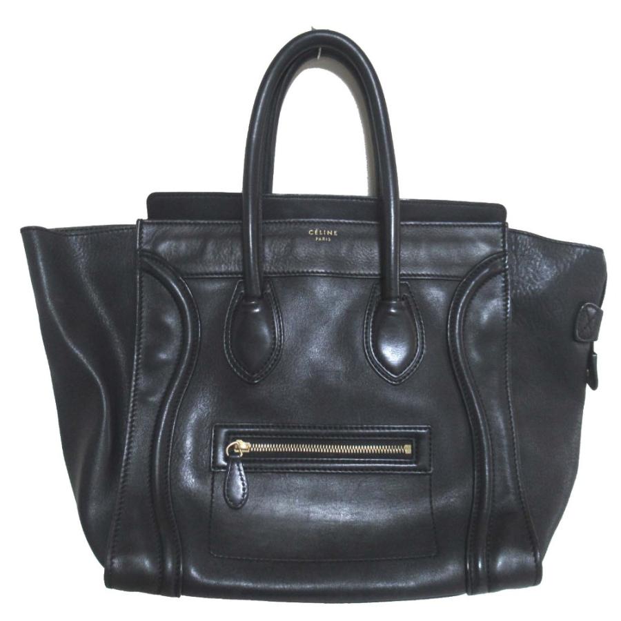CELINE 良品 セリーヌ ラゲージ ミニショッパー トートバッグ