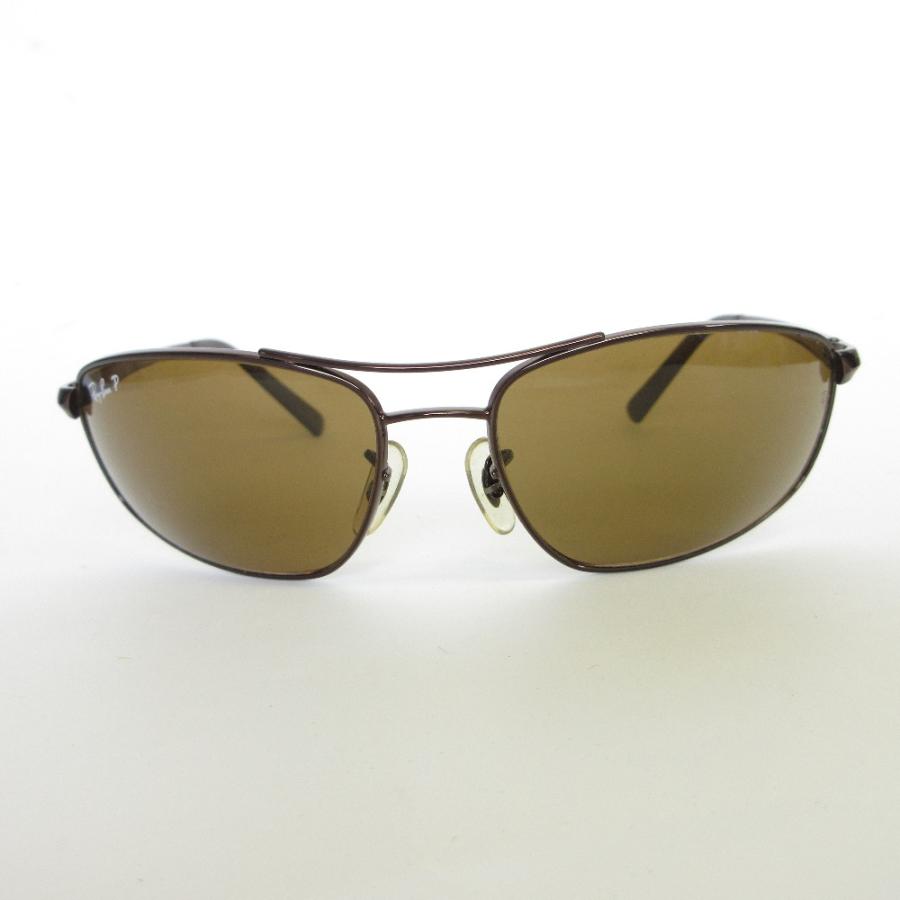 Ray-Ban 美品 レイバン RB3360 メタルフレーム ダブルブリッジ 偏光  