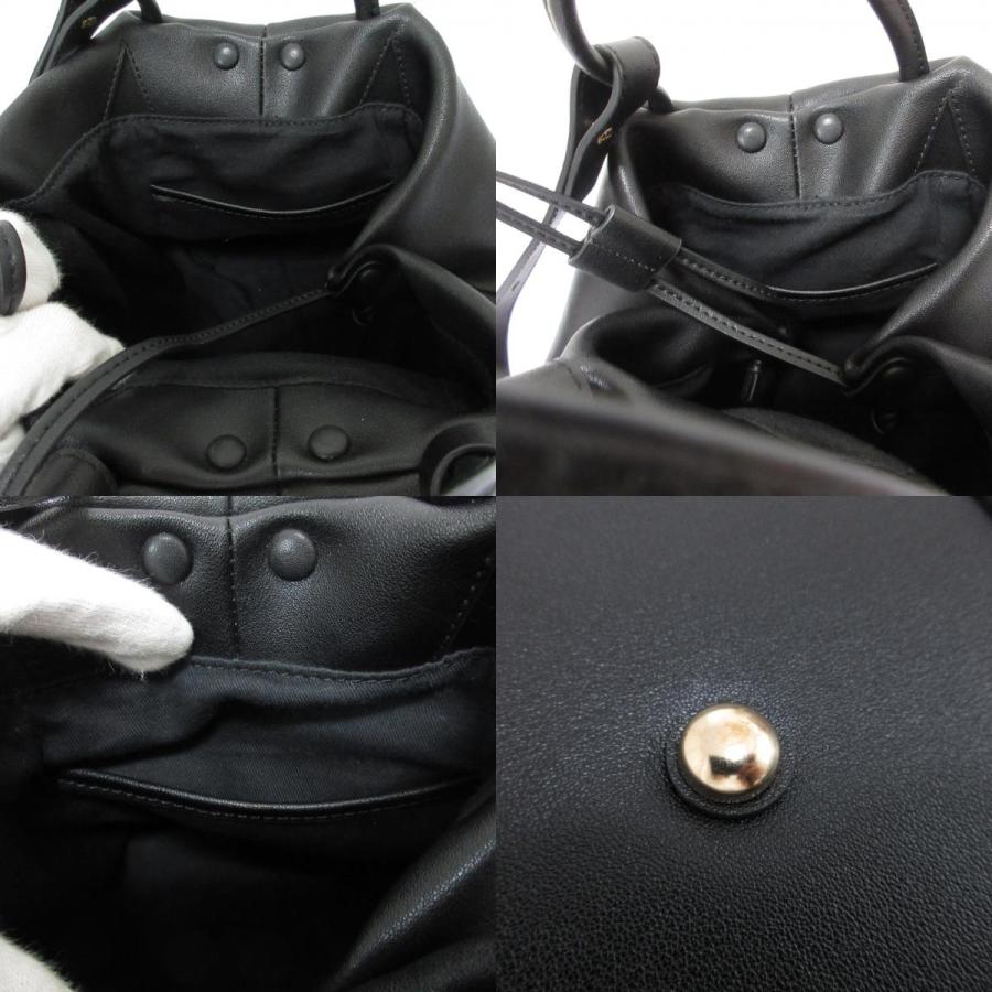 美品 mica della valle ミカデラヴァッレ レザー 2way 巾着