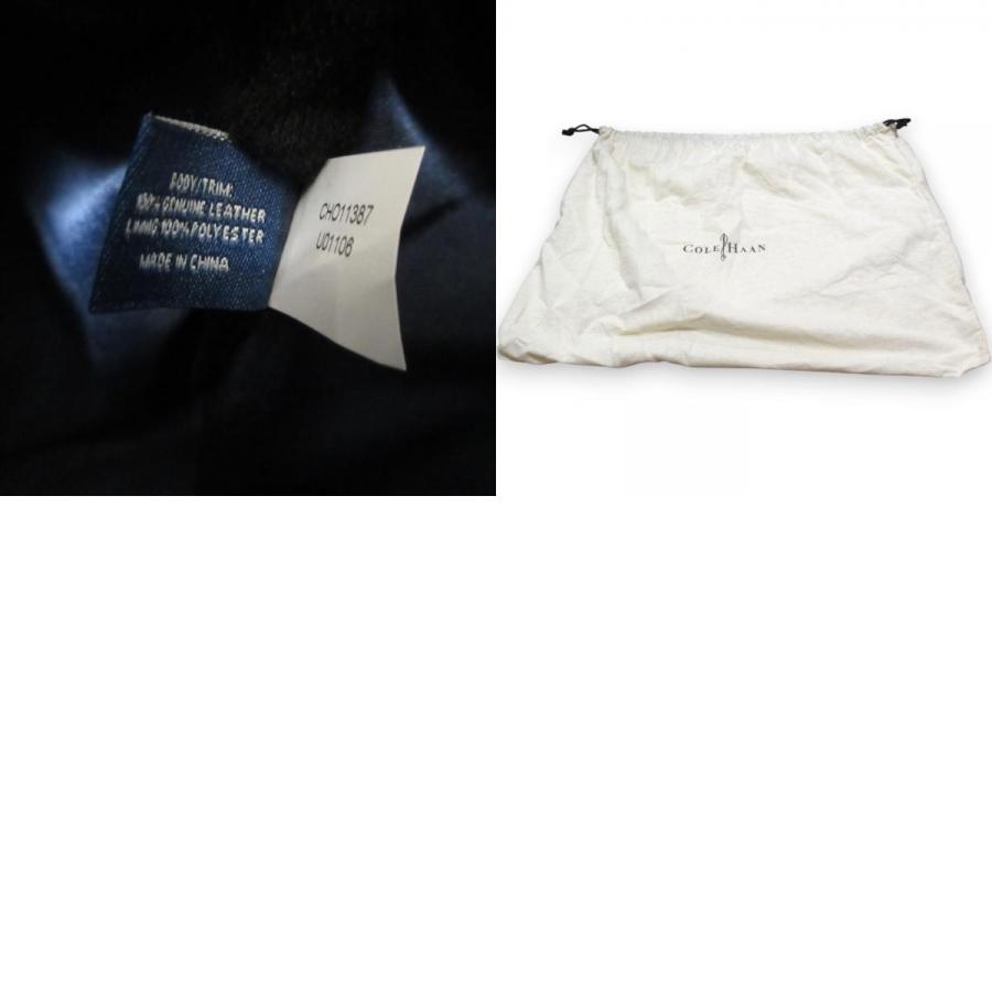 COLE HAAN（コールハーン） 美品 型押し レザー 2WAY ハンドバッグ