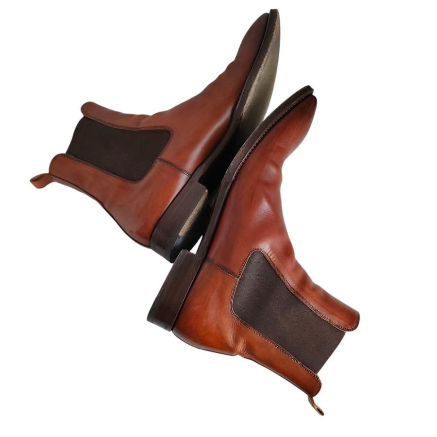 ANTONIO MAURIZI（アントニオマウリッツィ） 良品 レザー サイドゴア