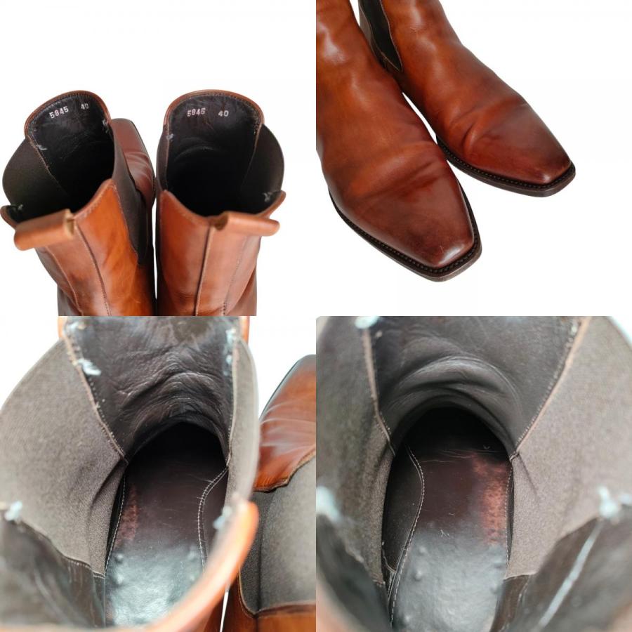 ANTONIO MAURIZI（アントニオマウリッツィ） 良品 レザー サイドゴア