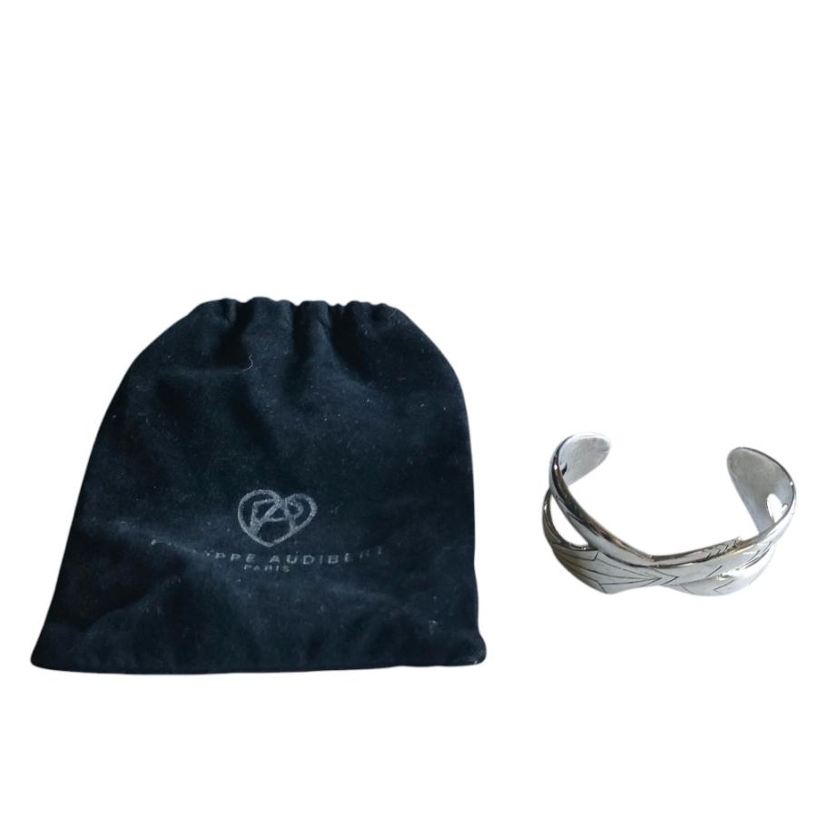 【新品】PHILIPPE AUDIBERT ワイド バングル PHILIPPE AUDIBERT 良品 フィリップオーディベール ワイド