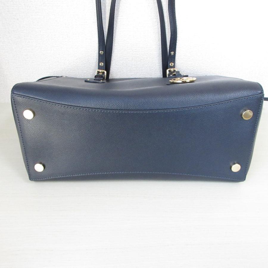 MICHAEL KORS（マイケルコース） 美品 レザー トートバッグ ネイビー