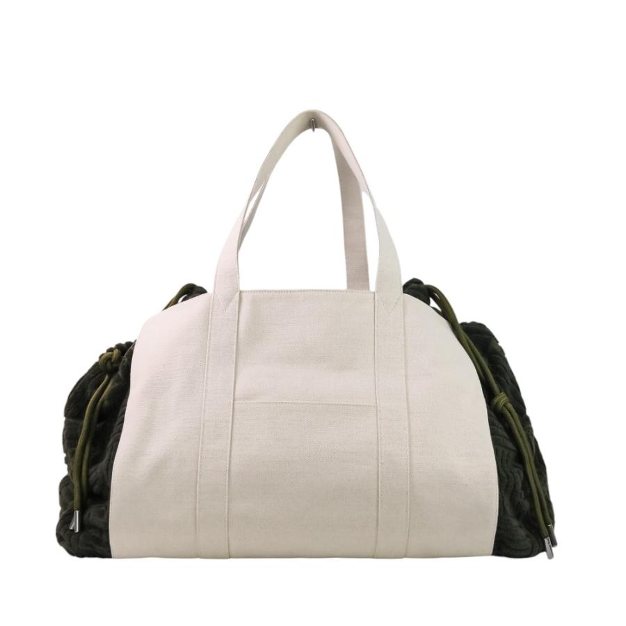 美品 BOTTEGA VENETA ボッテガヴェネタ キャンバスミックス ジャガード