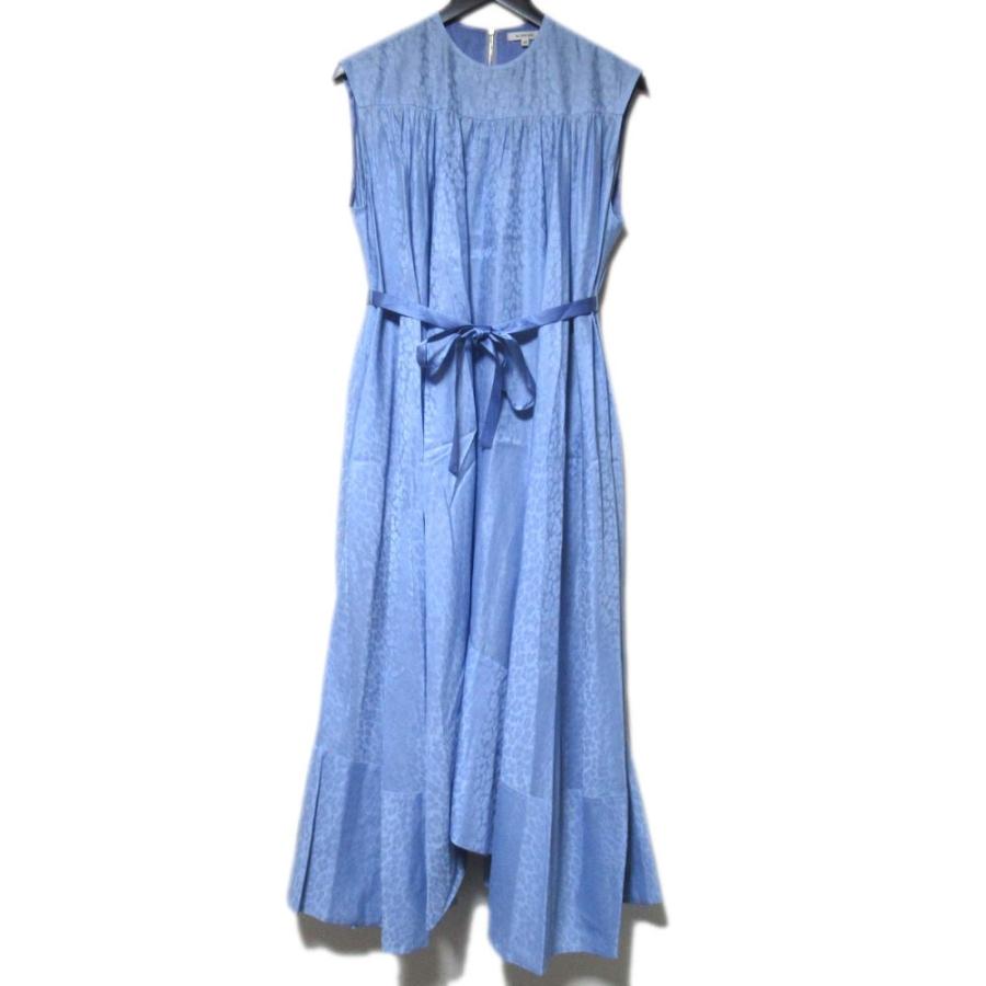 BLAMINK 良品 ブラミンク M C/S FLARE OP レオパード柄 シルクブレンド  