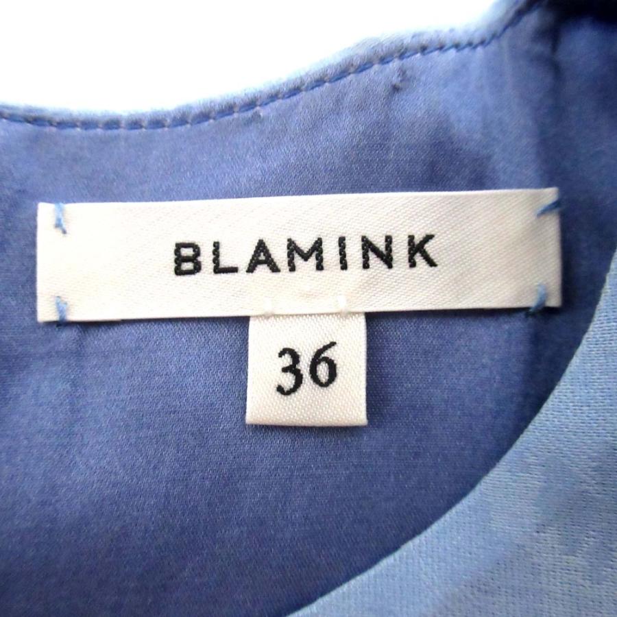 BLAMINK 良品 ブラミンク M C/S FLARE OP レオパード柄 シルクブレンド