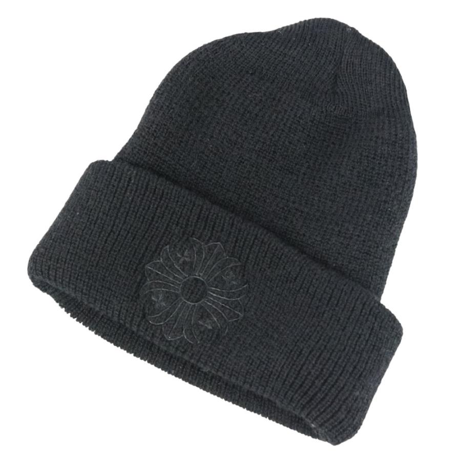 CHROME HEARTS 美品 クロムハーツ CHプラス ビーニーキャップ ウール  