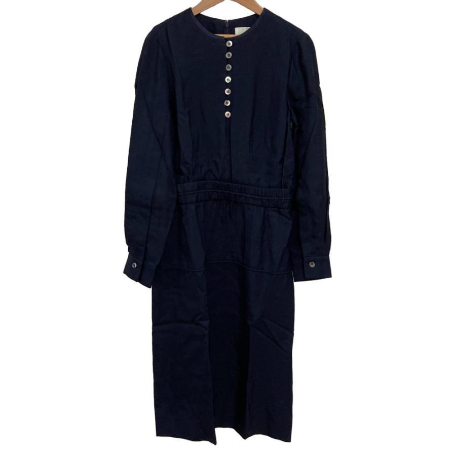 CYCLAS 美品 シクラス 長袖 フロントボタンワンピース サイズ38