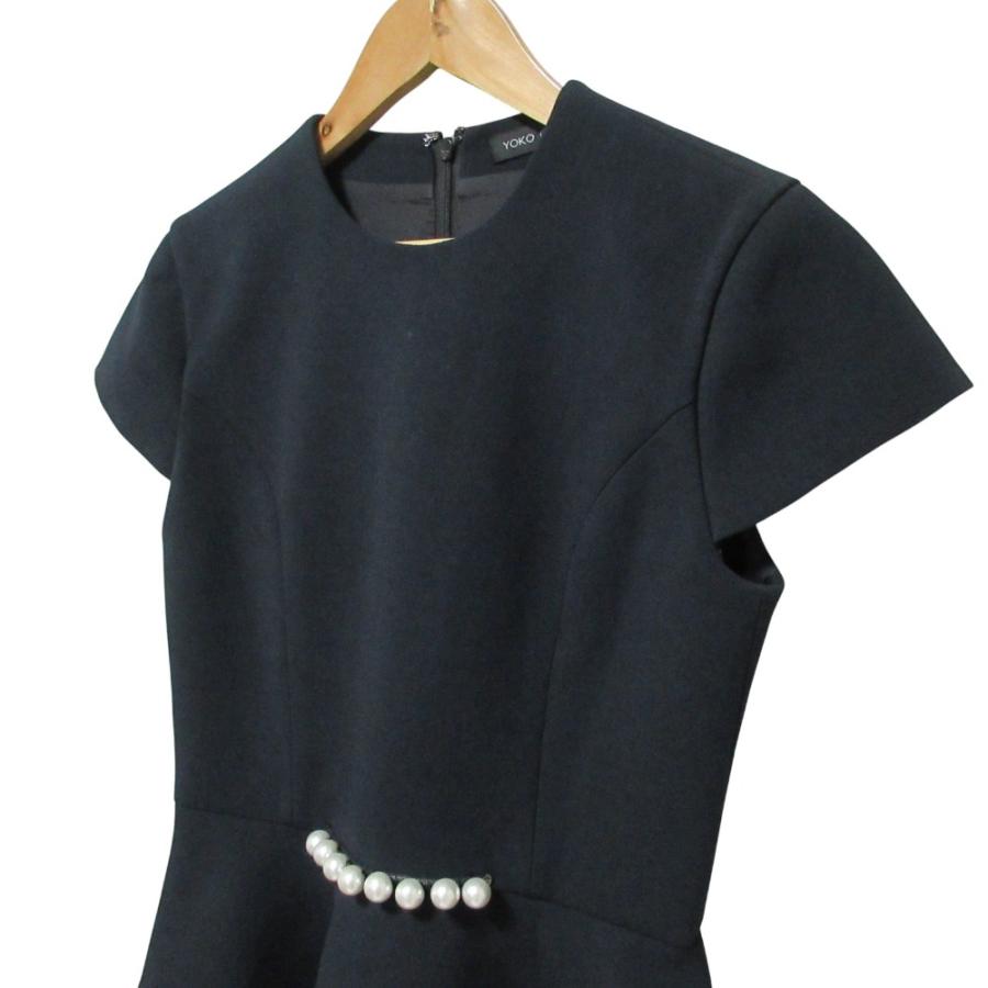 ヨーコチャンパール半袖ワンピース【クリーニング済】