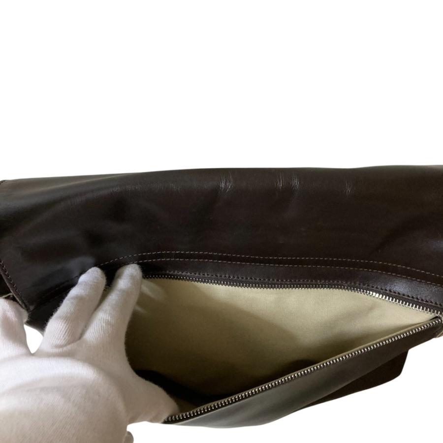 Bally（バリー） 良品 ストライプストラップ レザー ショルダーバッグ